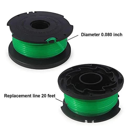 THTEN SF-080 Trimmer Spool 0.080" (20ft) | Compatible with Black Decker GH3000 LST540 thumbnail 2