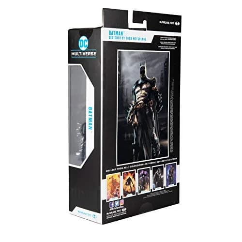 McFarlane Toys DC Multiverse Batman Designed By Todd McFarlane 7" Action Figure | Ultra Articulation & Detailed Design thumbnail 9
