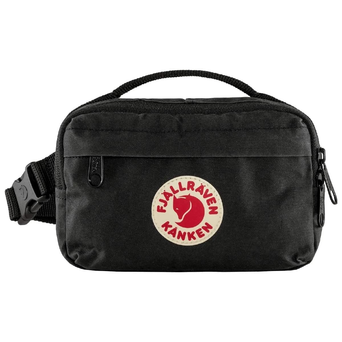 Fjällräven Kanken Hip Pack, Black | Water-Resistant Vinylon-F Fabric, Compact & Versatile