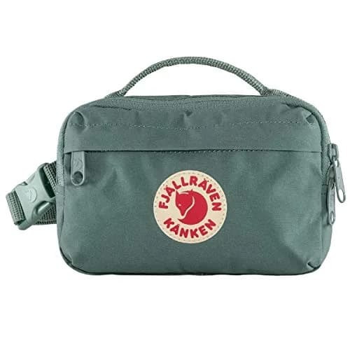 Fjällräven Kanken Hip Pack, Frost Green | Water-Resistant Vinylon F Fabric, Adjustable Hip Belt thumbnail 1
