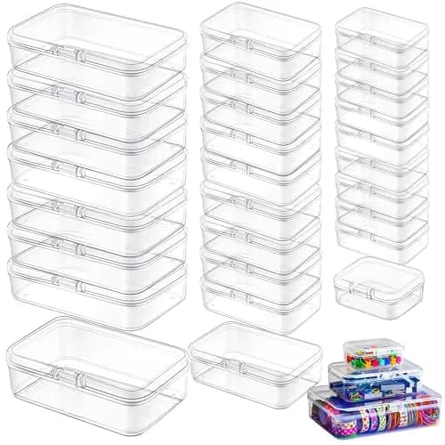 LJY 28 Plastic Storage Boxes | 3 Sizes for Beads, Crafts & Organization thumbnail 1