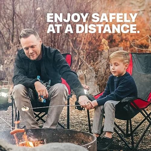 MalloMe 32" Telescoping Marshmallow Roasting Sticks (5 Pack, Silver) | Heavy Duty Stainless Steel Forks for Campfire Cooking thumbnail 4