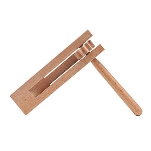 DOMG Wooden Spinning Ratchet Noise Maker Grogger | Traditional Mexican Noisemaker for Parties & Celebrations thumbnail 2