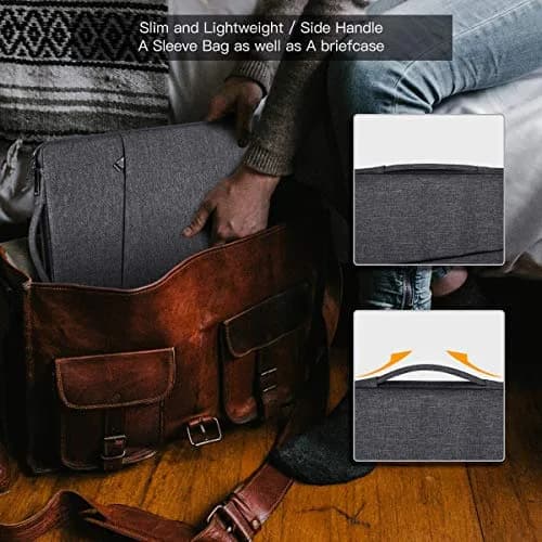 iKammo 14 Inch Laptop Sleeve Case for Acer Chromebook Plus 514/ Aspire 14, HP Lenovo Dell ASUS | Waterproof & Slim Fit thumbnail 6