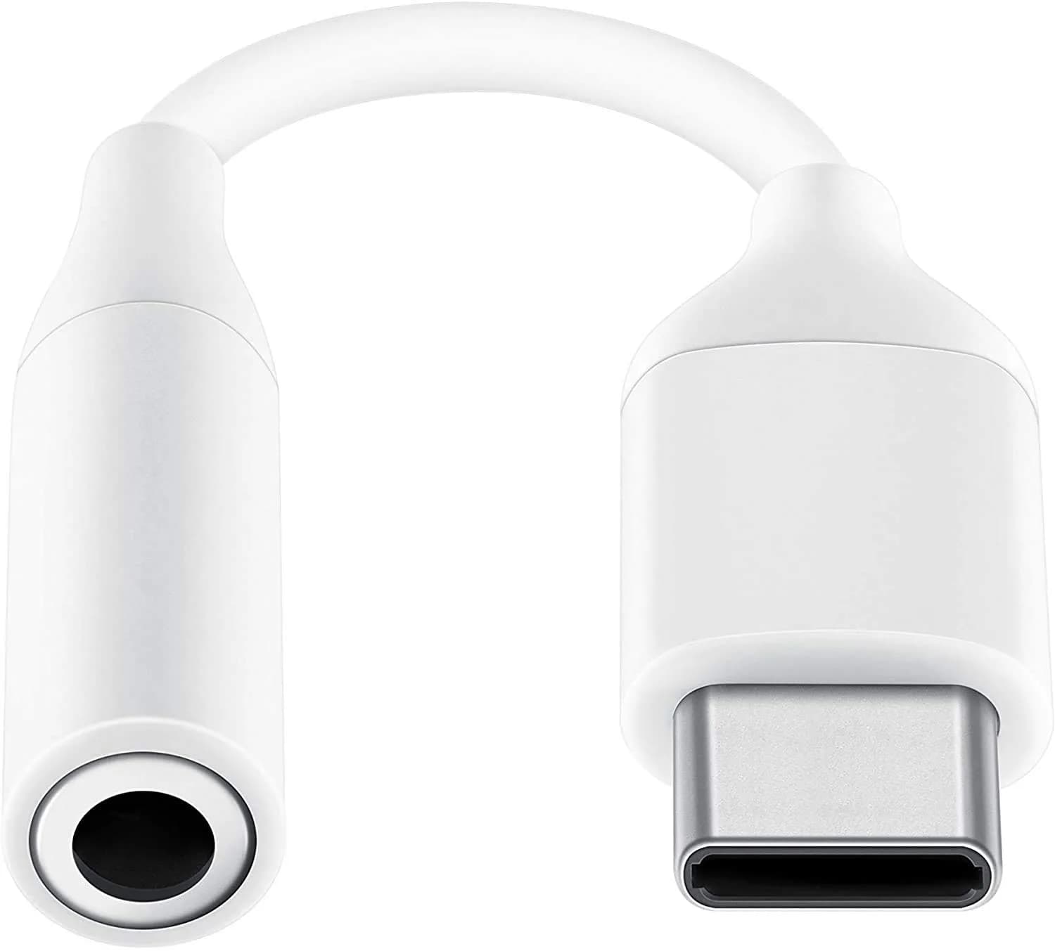 Samsung USB-C to 3.5mm Headphone Jack Adapter White | High Quality Audio Conversion — White