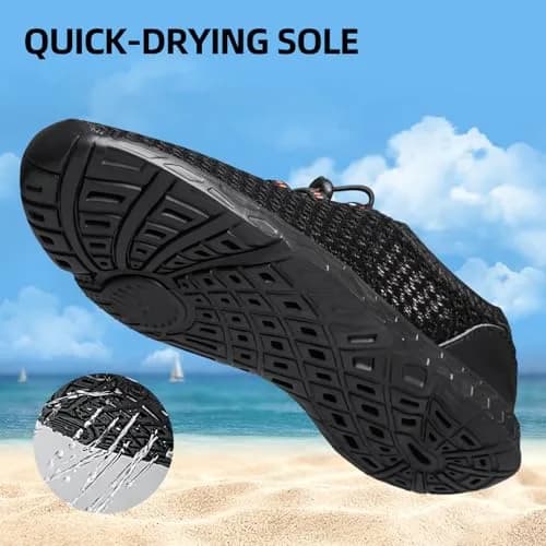 DOUSSPRT Men's Water Shoes Quick Dry | Breathable Mesh, Open Toe, Size 11 thumbnail 6
