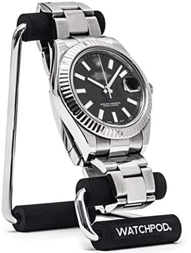 WATCHPOD Watch Display Stand | Metal Holder for 1 Watch | Showcase & Organize Wristwatches, Smart Watches (Large) thumbnail 3