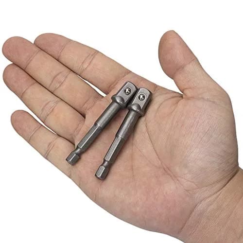 OIIKI 6 Pack 3/8 inch Square Socket Adapter Bit Set | Hardened HSS Impact Driver Bits for Automotive & DIY thumbnail 5