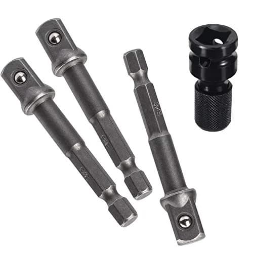 OIIKI 6 Pack 3/8 inch Square Socket Adapter Bit Set | Hardened HSS Impact Driver Bits for Automotive & DIY thumbnail 3