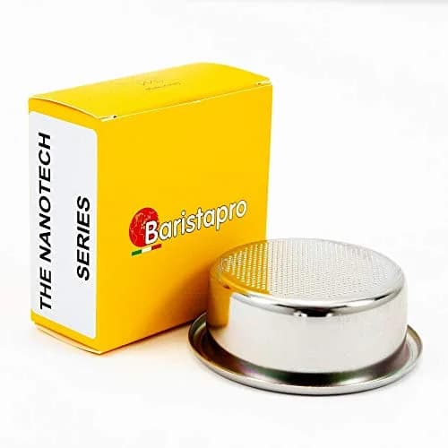 IMS Baristapro Nanotech Precision Ridgeless Double Portafilter Basket 20g | NanoQuartz Non-Stick Coating thumbnail 1