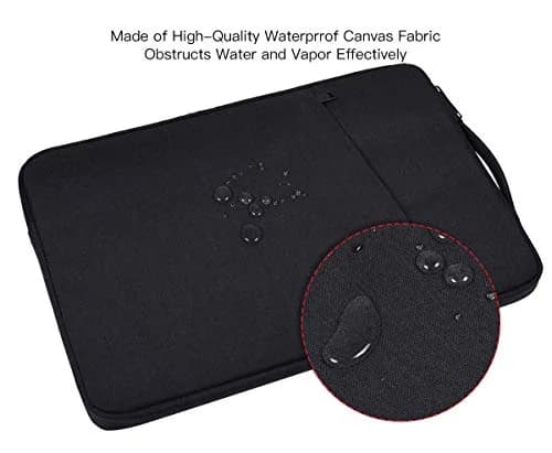 iKammo 13 Inch Laptop Sleeve for 13.5-14.4 Inch Surface & Notebook | Waterproof Canvas, Slim & Protective thumbnail 5