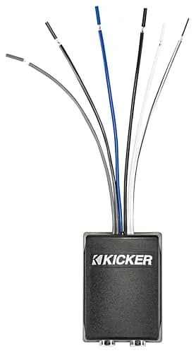 Kicker 46KISLOC2 Stereo Line-Out Converter with Remote Turn-On Output | 55W Input, 8V Output, Flat Frequency Response thumbnail 3