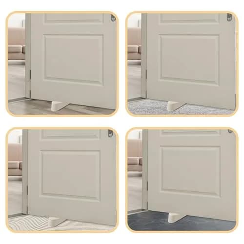 Rannb White 4pcs Door Stop Wedge | Protect Floors & Doors in India thumbnail 6