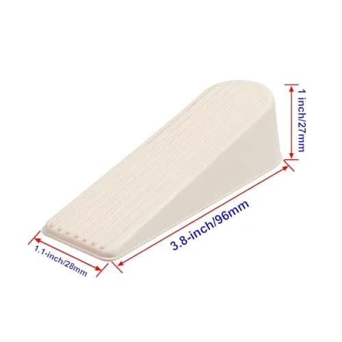 Rannb White 4pcs Door Stop Wedge | Protect Floors & Doors in India thumbnail 2