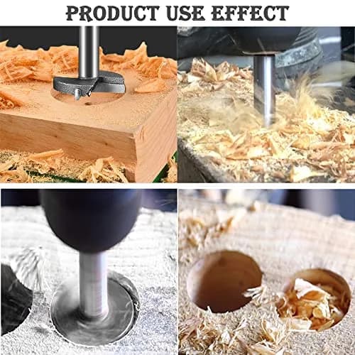 Utoolmart 70mm Forstner Drill Bit with Hex Shank | Cemented Carbide Woodworking Hole Saw Cutter thumbnail 5