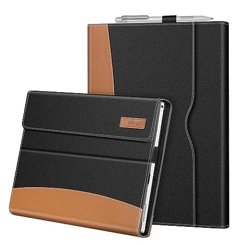 Fintie Case for 12.3 inch Microsoft Surface Pro 7 Plus, Pro 7/6/5/4/3 | Premium Synthetic Leather Folio with Kickstand & Stylus Holder thumbnail 1