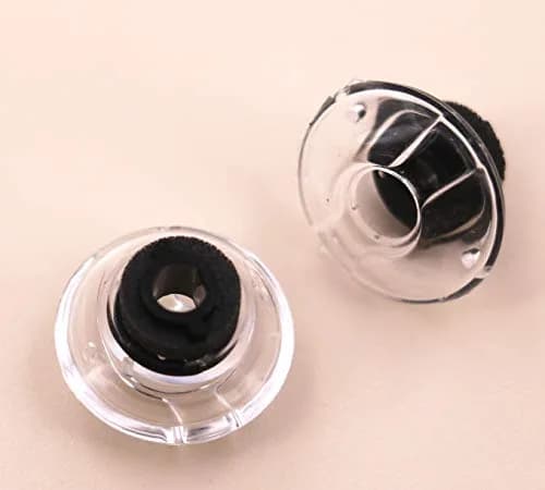 IiEXCEL Clear Replacement Eartip Kit for Plantronics Voyager Legend & 5200 Headsets | 3-Pack Large Size thumbnail 2