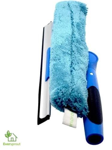 EVERSPROUT Swivel Squeegee & Microfiber Window Scrubber Attachment | 10-inch Blade, 7-Angle Swivel, Washable Microfiber thumbnail 8