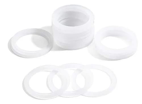 LitOrange 9-Cup Moka Pot Silicone Gasket Replacement (8 Pcs, Clear) | Food Grade & Heat Resistant thumbnail 8