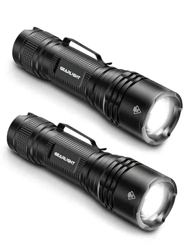 GearLight Tactical LED Flashlight Compact Water Resistant | Military-Grade Aluminum, Drop & Weather Resistant thumbnail 1