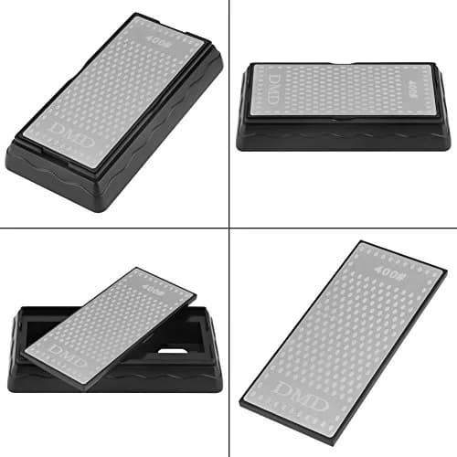 Vikye Diamond Sharpening Stone 200 x 70mm | Double Sided 400 & 1000 Grit for Knives thumbnail 5