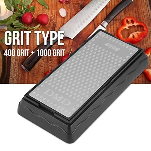 Vikye Diamond Sharpening Stone 200 x 70mm | Double Sided 400 & 1000 Grit for Knives thumbnail 3