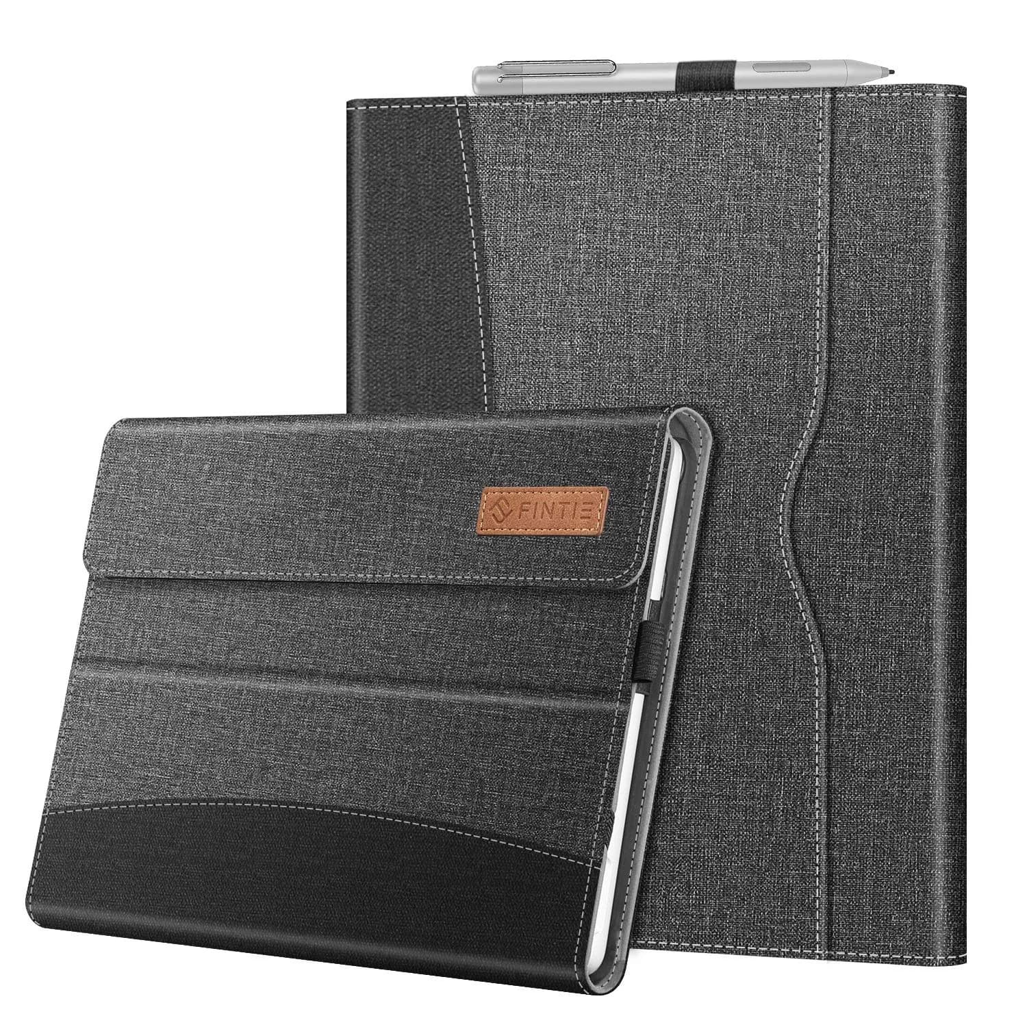 FINTIE Protective Case for Microsoft Surface Go 4/3/2/1 2023/2021/2020/2018 | Multi-Angle Kickstand & Premium Synthetic Leather - main product image