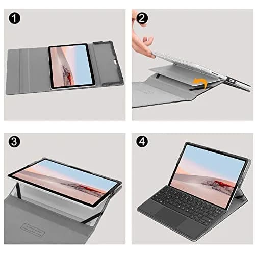 FINTIE Protective Case for Microsoft Surface Go 4/3/2/1 2023/2021/2020/2018 | Multi-Angle Kickstand & Premium Synthetic Leather thumbnail 7