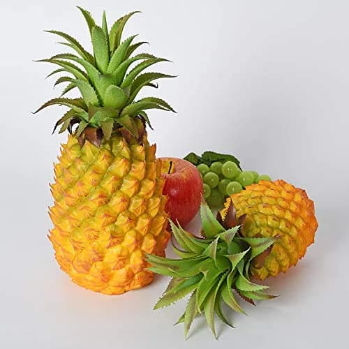 Lvydec Artificial Pineapple Realistic Fake Fruit 27cm (10.2") - 2 Pack | Tropical Decor for Home & Party thumbnail 7
