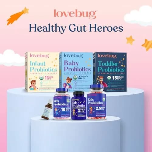 LOVEBUG Toddler Probiotics with Fiber 60 Count | Supports Digestive & Immune Health thumbnail 8