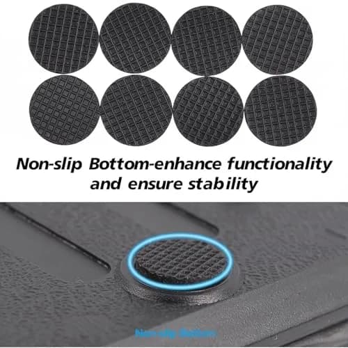 Leermart Adjustable Under Desk Footrest with Massage Balls & Soft Pad, 31.5cm x 31cm x 8.5cm (12.4" x 12.2" x 3.4") | Ergonomic Support for Office & Home thumbnail 7