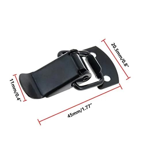 Rannb Mini Toggle Latch Stainless Steel, 201 SS, 10-Pack | Secure Cabinet & Toolbox Latches thumbnail 2