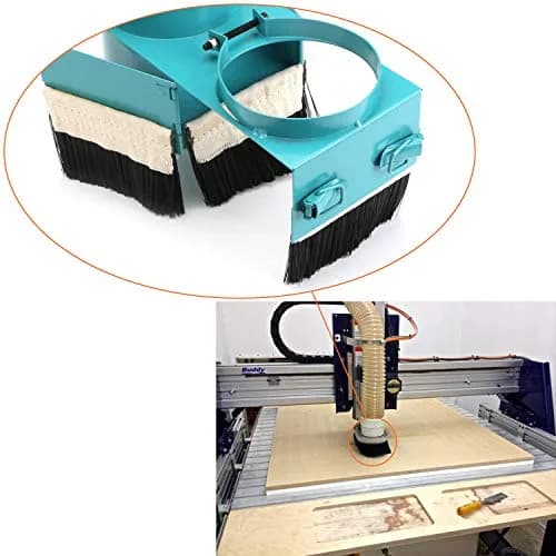 STARVAST 70mm CNC Dust Shoe Brush 100cm (39.37 inch) Nylon Strip Brush for Router Spindle Motor Vacuum Dust Collection thumbnail 3