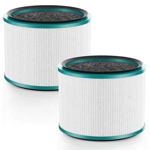 Colorfullife 2PK HP01 HP02 Filter Replacement for Dyson Pure Hot Cool Link | HEPA & Carbon Filter (2 Piece Set, White) thumbnail 1