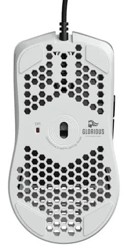 Glorious Model O- (Minus) Compact Wired Gaming Mouse - 58g Superlight Honeycomb, Pixart 3360, 6 Buttons | Matte White thumbnail 6