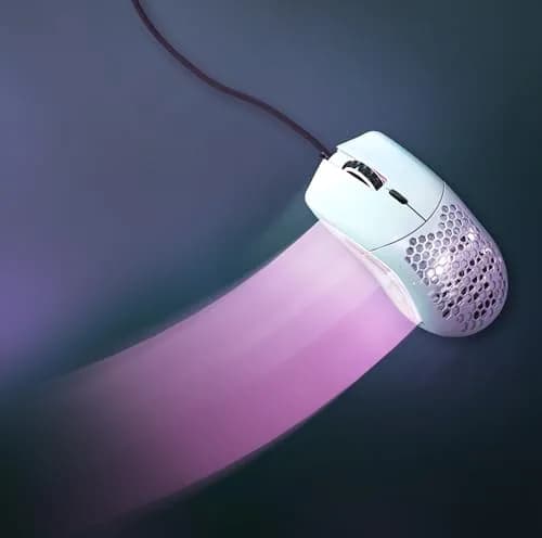 Glorious Model O- (Minus) Compact Wired Gaming Mouse - 58g Superlight Honeycomb, Pixart 3360, 6 Buttons | Matte White thumbnail 8