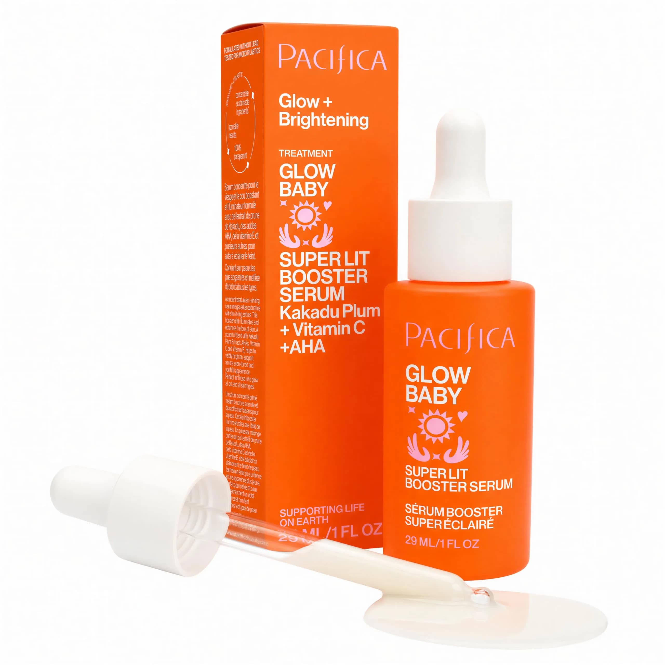 Pacifica Retinol Serum for Face - Wake Up Beautiful Night Serum | Anti-Aging & Brightening, Vegan & Cruelty-Free (1 Fl Oz) — Glow Baby