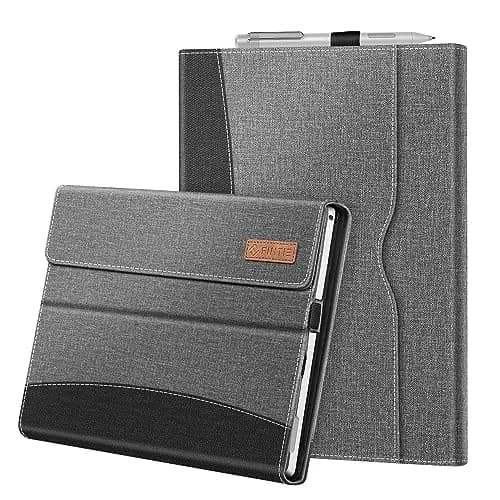 Fintie Case for Microsoft Surface Pro 7 Plus/7/6/5/4/3 12.3-inch Tablet | Premium Synthetic Leather Folio with Kickstand & Stylus Holder thumbnail 1