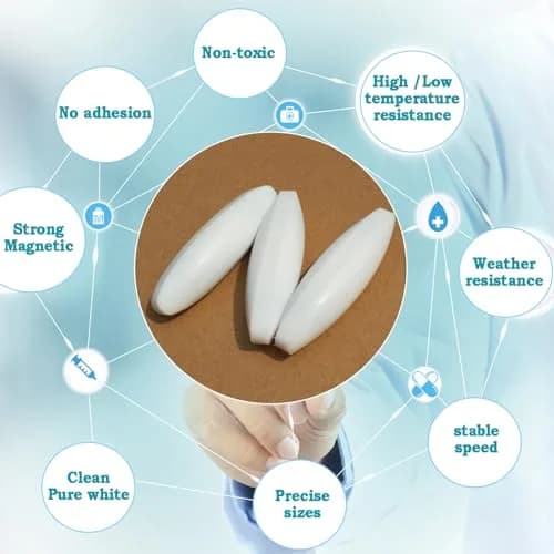 BBTCTY Magnetic Stirrer Stir Bar Big 2.8 inch Length PTFE, 1 Piece | Chemical & Biological Lab Use thumbnail 4