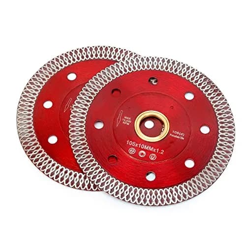 Casaverde 4-inch (105 mm) Super Thin Diamond Porcelain Saw Blade Set | Fast, Chip-Free Cuts for Masonry thumbnail 3