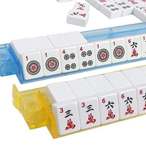 HNDTEK American Mahjong Set 166 Tiles, 1.5" x 1.5" Tiles | Non-Toxic Melamine for Family Game Nights thumbnail 6