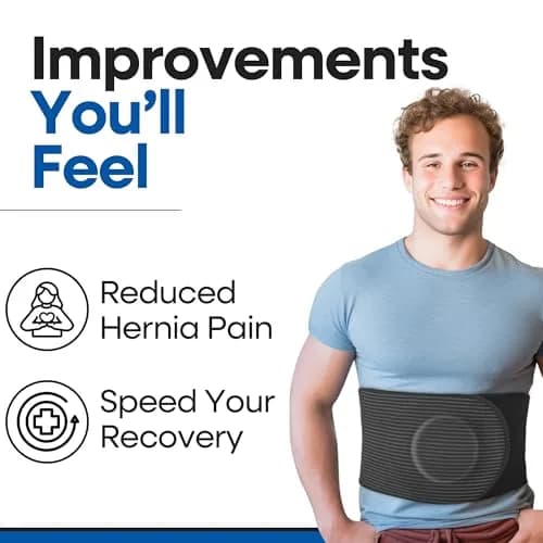 Armstrong America Hernia Belt L/XL (37"-51") | Post Surgery Abdominal Binder with Pad for Men & Women thumbnail 4