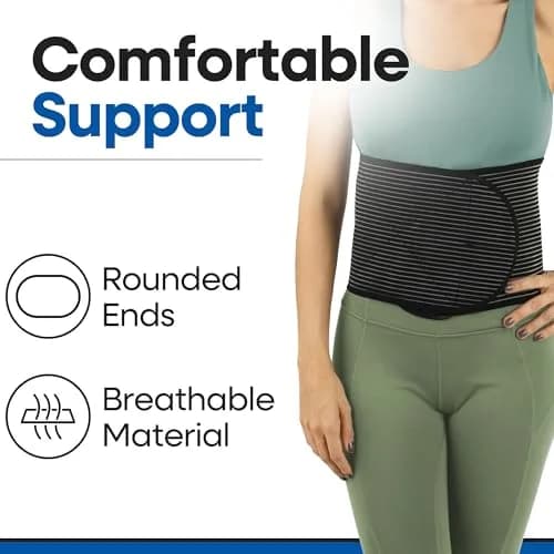 Armstrong America Hernia Belt L/XL (37"-51") | Post Surgery Abdominal Binder with Pad for Men & Women thumbnail 3