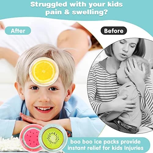 Hilph Reusable Gel Ice Packs for Kids, 4.5 Inch (11.4 cm) Pack of 3 | Soothes Pain & Reduces Swelling thumbnail 3