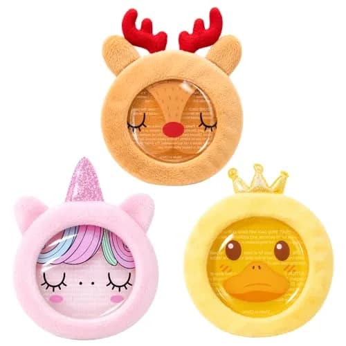 Hilph Kids Ice Packs for Boo Boos, Reusable Gel Cold Packs with Plush Sleeves, 3 Pcs (Unicorn, Duck, Reindeer) | Pain Relief for Toddlers thumbnail 1