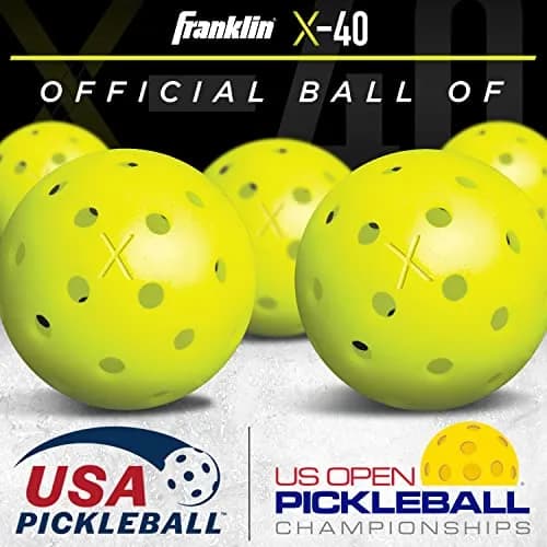 Franklin Sports Jet Pickleball Paddle and Ball Set - Aluminum - 2 Player - USAPA Approved thumbnail 7