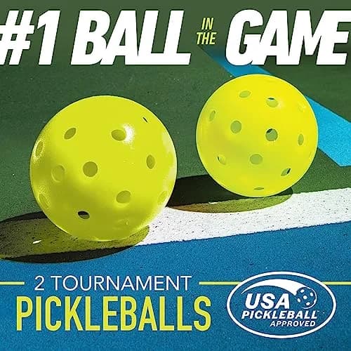 Franklin Sports Jet Pickleball Paddle and Ball Set - Aluminum - 2 Player - USAPA Approved thumbnail 3