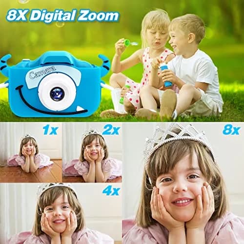 Goopow Kids Digital Camera Toys 12MP 1080P | Educational & Non-Toxic for Ages 3-8 thumbnail 7