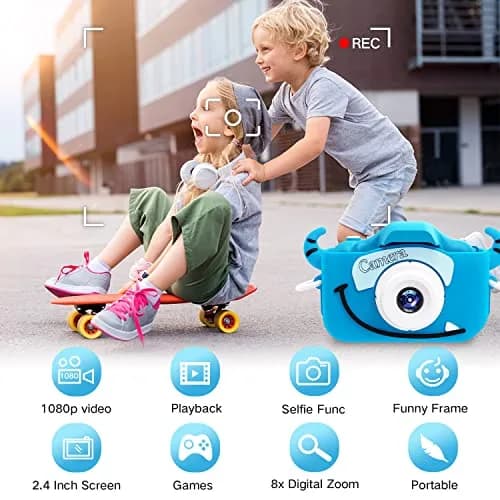 Goopow Kids Digital Camera Toys 12MP 1080P | Educational & Non-Toxic for Ages 3-8 thumbnail 3