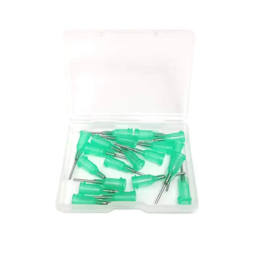 SANANTS 20 Gauge Blunt Tip Dispensing Needles 0.5in (1.18in Overall) Pink, 20 Pcs | Precision Applicator for Glue & Liquids — 18GAx1/2＂